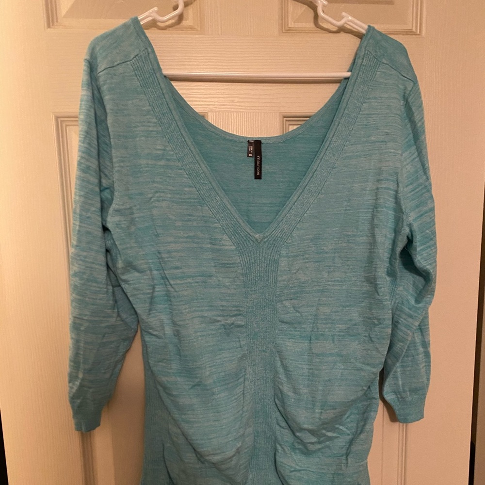 Teal sweater